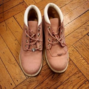 Pink Timberland Boots
